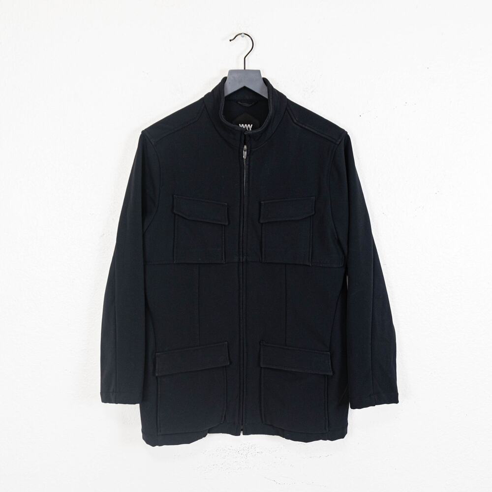 Mission Workshop The Solo Schoeller Soft Shell Field Jacket in Black Medium